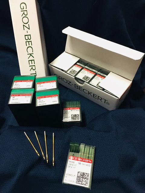 GB0369/120   (priced p/ndl , multiples 10 only ) (priced p/ndl , multiples 10 only  Groz -Beckert Needle B29, B29A, 3029GS, SY6125-size # 120/19 NEEDLE