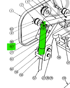 GAL-CB-686  |  Presser Foot Cylinder for Galkin