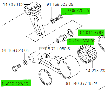 PF-11-039222-15  |  Screw for Pfaff 1245