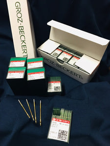 GB0336EB/80GEBE (priced p/ndl , multiples 10 only  Groz -Beckert GEBEDUR Ballpoint Needle B27/81X1 FFG GEBEDUR size # 80/12 NEEDLE