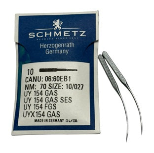 |    SCH0660EB/70  |  Schmetz Ballpoint Needle SY1433, UY154FGS, UY154GAS, UOX154-SES/FFG-size # 70/10 ---(priced p/needle , order in multiples 10 only)