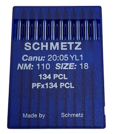 SCH2005YL/110  |  Schmetz Leather Needle 134-PCL-size # 110/18 ---(priced p/needle , order in multiples 10 only)