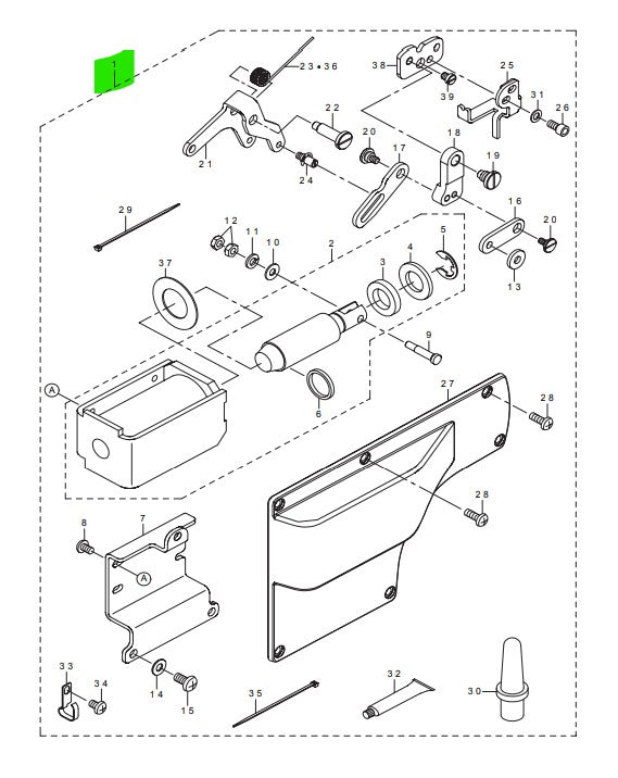 JK-AK141  |  AK-141  |  400-89370 |  Foot Lift Solenoid for JUKI