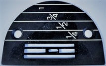 SIN-149022LG  |  Needle, Throat Plate w/ elongated needle hole. ( feed = 149021 )