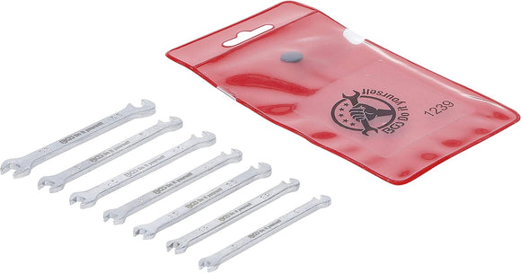 ACC-SPANNER-SET-OE  |  BGS DIY 1239 | Double Open End Spanner Set | mini version | 3-5.5 mm | 7 pcs. | TOOL