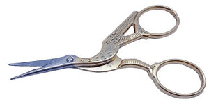 DMD555G  | 3-1/2" STORK SCISSOR 9cm. Great Embroidery scissor.