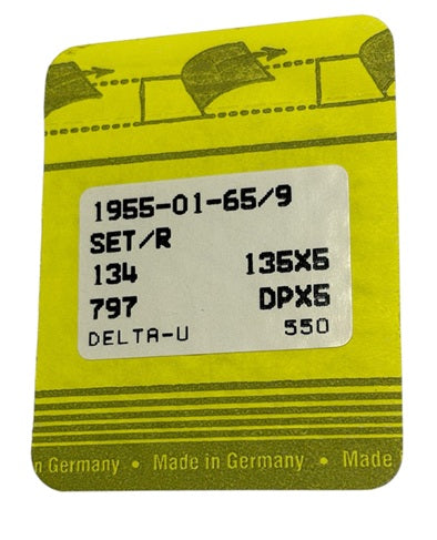 |    SNF2005/65  |  Singer Brand Needle 134, 797, 135X5, 135X7, 135X25, DPX5-size # 65/9 ---(priced p/needle , order in multiples 10 only)