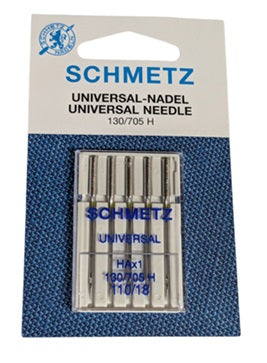 SCH2215/110C5  |  Pack of 5 Schmetz Domestic Needle 15X1, 130/705H-110/18  |