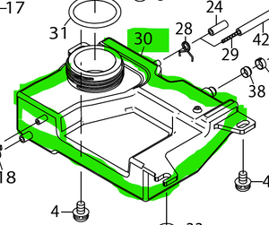 JK-402-21269  |  Oil Tank for Juki DDL8000A