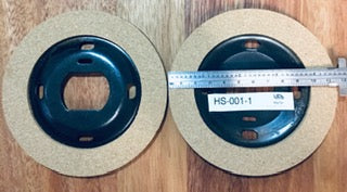 MISC-HS-001-1  |  Motor Clutch (double sided) Cork  117MM OD/36 ID/ 45 CTC