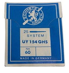SCH0660FB/60  |  Schmetz Ballpoint Needle SY1433, UY154FGS, UY154GAS, UOX154-SUK/FG-size # 60/8 ---(priced p/needle , order in multiples 10 only)