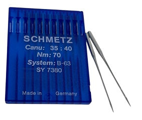|    SCH3540/70  |  Schmetz B63, 1280KSP, DVX63, SY7380, -size # 70/10 ---(priced p/needle , order in multiples 10 only)