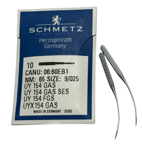 |    SCH0660EB/65  |  Schmetz Ballpoint Needle SY1433, UY154FGS, UY154GAS, UOX154-SES/FFG-size # 65/9 ---(priced p/needle , order in multiples 10 only)