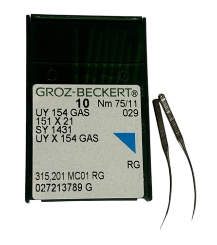 |    GB0660EB/75  Groz -Beckert Ball Point Needle SY1433, UY154FGS, UY154GAS, UOX154-SES/FFG-size # 75/11 NEEDLE ---(priced p/needle , order in multiples 10 only)