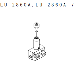 JK-400-38774  |  10mm. Needle Clamp for JUKI  LU-2860A