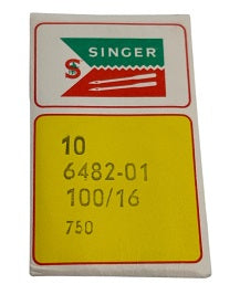 SNF0830/100  |  Singer Brand Needle 750, EBX750, SY6482-size # 100/16 ---(priced p/needle , order in multiples 10 only)