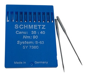 |    SCH3540/90  |  Schmetz B63, 1280KSP, DVX63, SY7380, -size # 90/14 ---(priced p/needle , order in multiples 10 only)