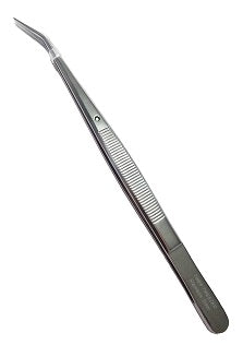 TWE6   |  Bent tweezers deluxe 490465 16CM in length