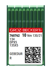 760762  |  GB2005/130GEBE Groz -Beckert GEBEDUR Needle 134, 797, 135X5, 135X7, 135X25, DPX5-size # 130/21 NEEDLE  |---760762  |  Groz  Beckert and Schmetz Needles - Australia - Buy online  - ---(priced p/needle , order in multiples 10 only)