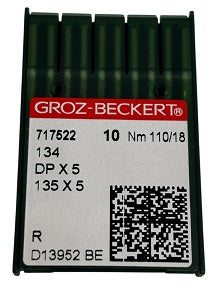 717522  |  GB2005/110 Groz -Beckert Needle 134, 797, 135X5, 135X7, 135X25, DPX5-110*/18 NEEDLE  | ---(priced p/needle , order in multiples 10 only)