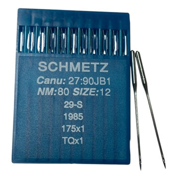 |  743944  |  SCH2790JB/80 Schmetz 29S, 175X1, 1985, 175X5, TQX1-size # 80/12 NEEDLE  | ---(priced p/needle , order in multiples 10 only)