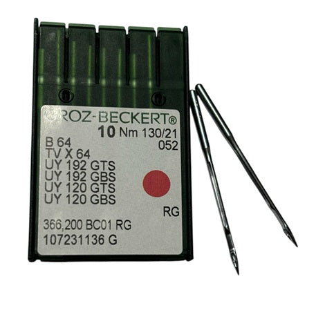 |  750452  |  GB2630/130   |  Groz-Beckert Needle B 64, TVX64, UY 192 GTS, SY7045-size # 130/21 NEEDLE  | ---(priced p/needle , order in multiples 10 only)