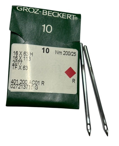 |    GB4105/200   |  Groz-Beckert Needle 16X63, 16X113H, SY3861, 2077, -size # 200/25 NEEDLE  | ---(priced p/needle , order in multiples 10 only)