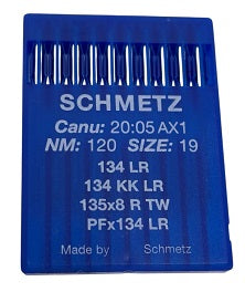 728324 SCH2005AX/120  |  Schmetz Leather Needle 135X8, 134, 797-NRTW/LR-size # 120/19 ---(priced p/needle , order in multiples 10 only)