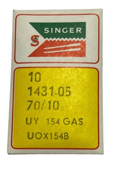 |    SNF0660EB/70  |  Singer Brand Needle SY1433,  UY154GAS,-size # 70/10 ---(priced p/needle , order in multiples 10 only)