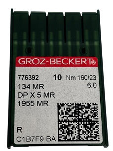 |  776392  |  GB2005/MR6  |  Groz Beckert MR Needle 134MR , 797, 135X5, 135X7, 135X25, DPX5-MR6 / # 160 -) ---(priced p/needle , order in multiples 10 only)