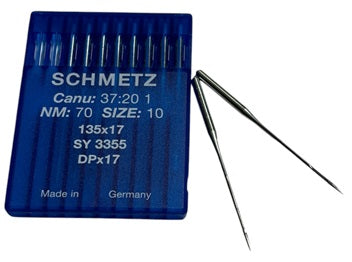 SCH3720/70  |  (priced p/ndl , multiples 10 only)  Schmetz 135X17, DPX17, SY3355-size # 70/10