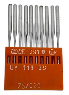 LAM2665/75  |  Lammertz    Needle UY113GS, UOX113, SY7090-size # 75/11 ---(priced p/needle , order in multiples 10 only)