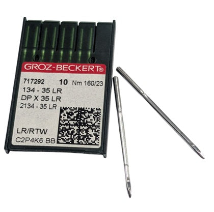 |  717292  |  GB3210AX/160 Groz -Beckert Leather Needle 2134-35 LR, 134-35 LR-size # 160/23 NEEDLE  | ---(priced p/needle , order in multiples 10 only)