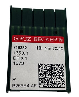 GB0650/70   |  Groz-Beckert Needle 135X1, DPX1, SY1451-size # 70/10 NEEDLE  | ---(priced p/needle , order in multiples 10 only)