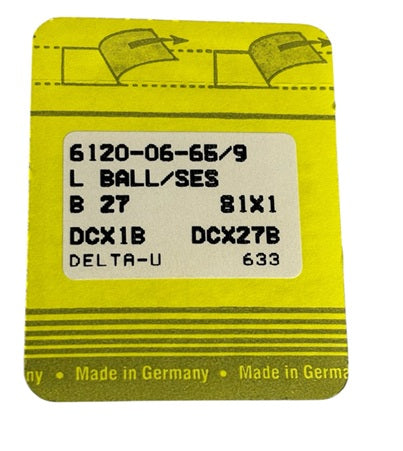 |    SNF0336EB/65  |  Singer Brand Needle B27, 81X1, DCX27, DCX1, SY6120, MY1023-SES/FFG-size # 65/9 ---(priced p/needle , order in multiples 10 only)