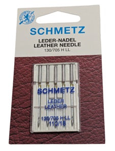 SCH2215AS/110C5  |  Schmetz Domestic Leather Needle 130/705HLL #110/18  |