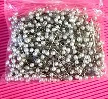 PEARL   |  38MM PEARLISED HEAD PIN 1000pcs