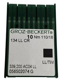 GB2005AS/110 Groz -Beckert Leather Needle 135X8, 134-NTW/LL-size # 110/18 NEEDLE -LLCR-  | ---(priced p/needle , order in multiples 10 only)