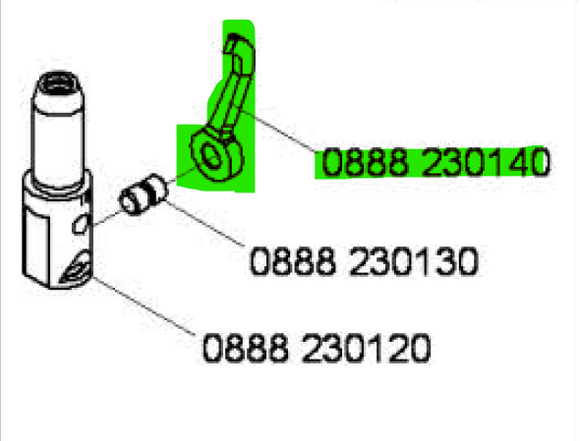 ADL-0888230140  |  Needle Lever for Adler 888