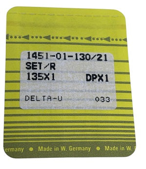 SNF0650/130  |  Singer Brand Needle 135X1, DPX1, SY1451, 354-size # 130/21 ---(priced p/needle , order in multiples 10 only)