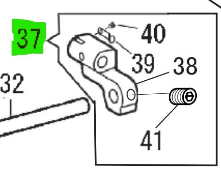 SEI-CS-61868C  |  (replaces 60478 ) Knee Lifter Bracket for SEIKO BSC, BBW, BBWP, series