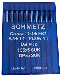 SCH2005FB/90  |  Schmetz Ballpoint Needle 134, 797, 135X5, 135X7, 135X25, DPX5-SUK/FG-size # 90/14 ---(priced p/needle , order in multiples 10 only)