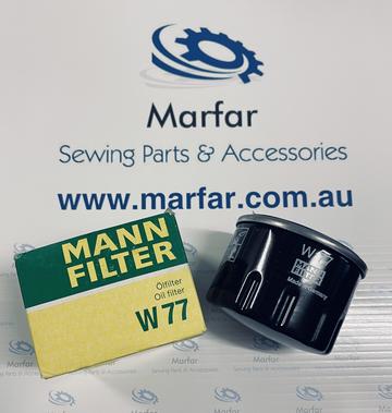 US-671D55  *|*  Union-Special Oil Filter to suit Bag Closing Sewing Machines BC200, BC211 , BC291 Made in Germany W77 MANN FILTER Brand