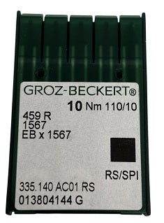 GB0865MA/110   |  Groz-Beckert Needle 459R, 1567, SY6520-SPI-size # 110/18 NEEDLE  | ---(priced p/needle , order in multiples 10 only)