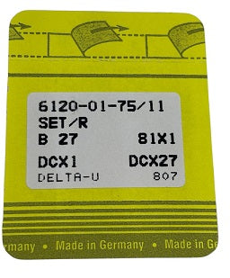 SNF0336/75  |  Singer Brand Needle B27, 81X1, DCX27, DCX1, SY6120, MY1023-size # 75/11 ---(priced p/needle , order in multiples 10 only)