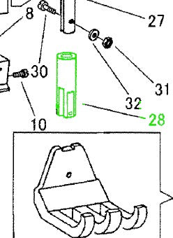 SEI-CS-70378  |  Back Foot Holder for Seiko JW model
