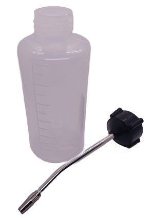 PO10   |  Empty Sewing Machine Oil Bottle w/ metal spout and cap. ( holds 130ml.)