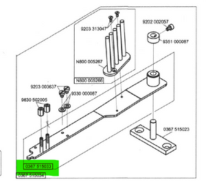 ADL-0367-515033  |  Binder Arm for Durkopp Adler 667