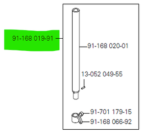 PF-91-168019-91  |  Needle bar cpl with clamp for Pfaff 918 + 938