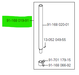 PF-91-168019-91  |  Needle bar cpl with clamp for Pfaff 918 + 938